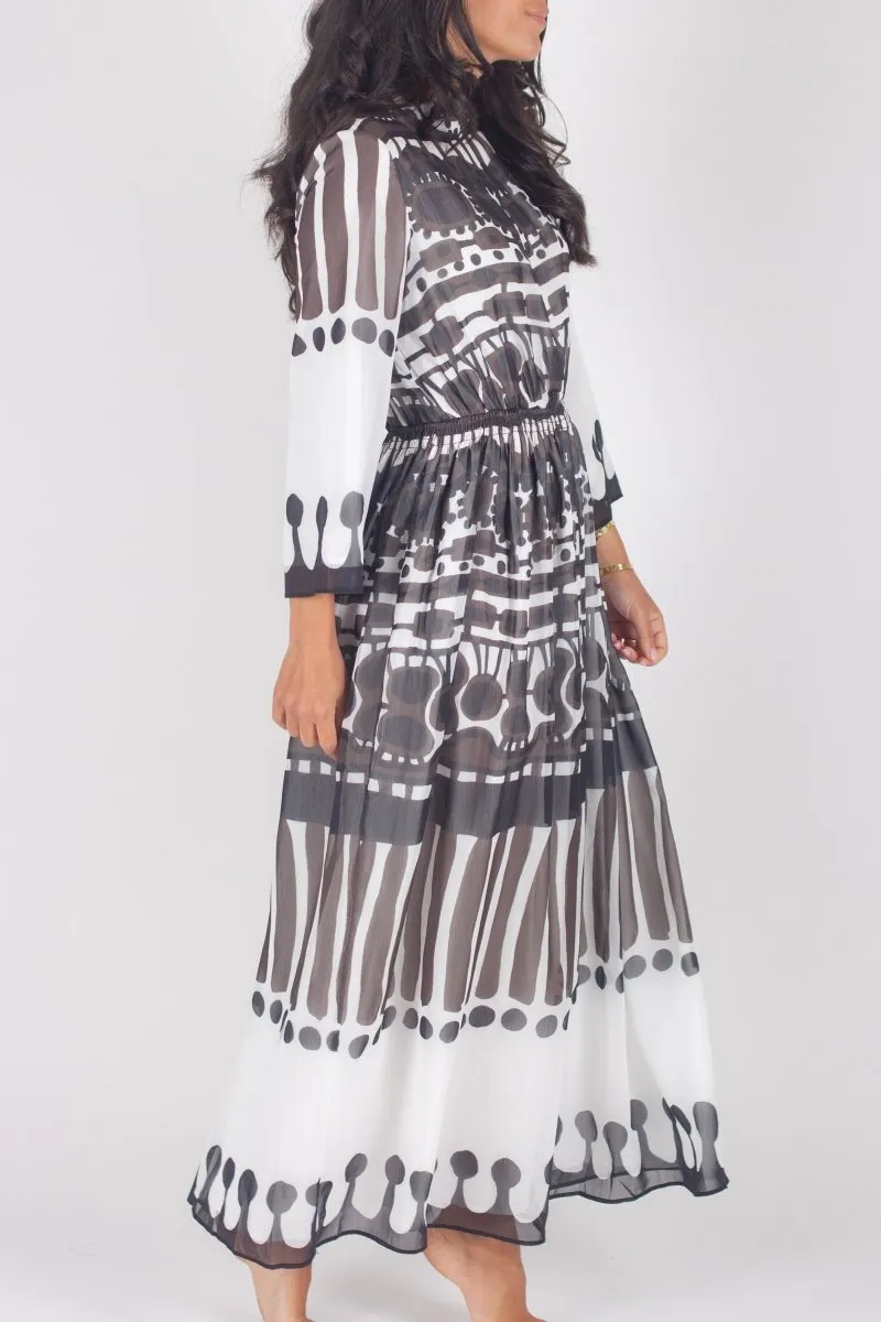 ADELE DRESS (BROWN)