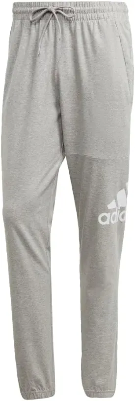 adidas Mens Essentials Logo Tapered Badge Sweatpants Training Casual - Black
