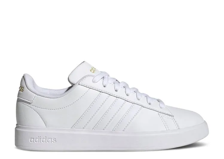 Adidas WMNS GRAND COURT 2.0 'WHITE GOLD METALLIC' sneakers, white