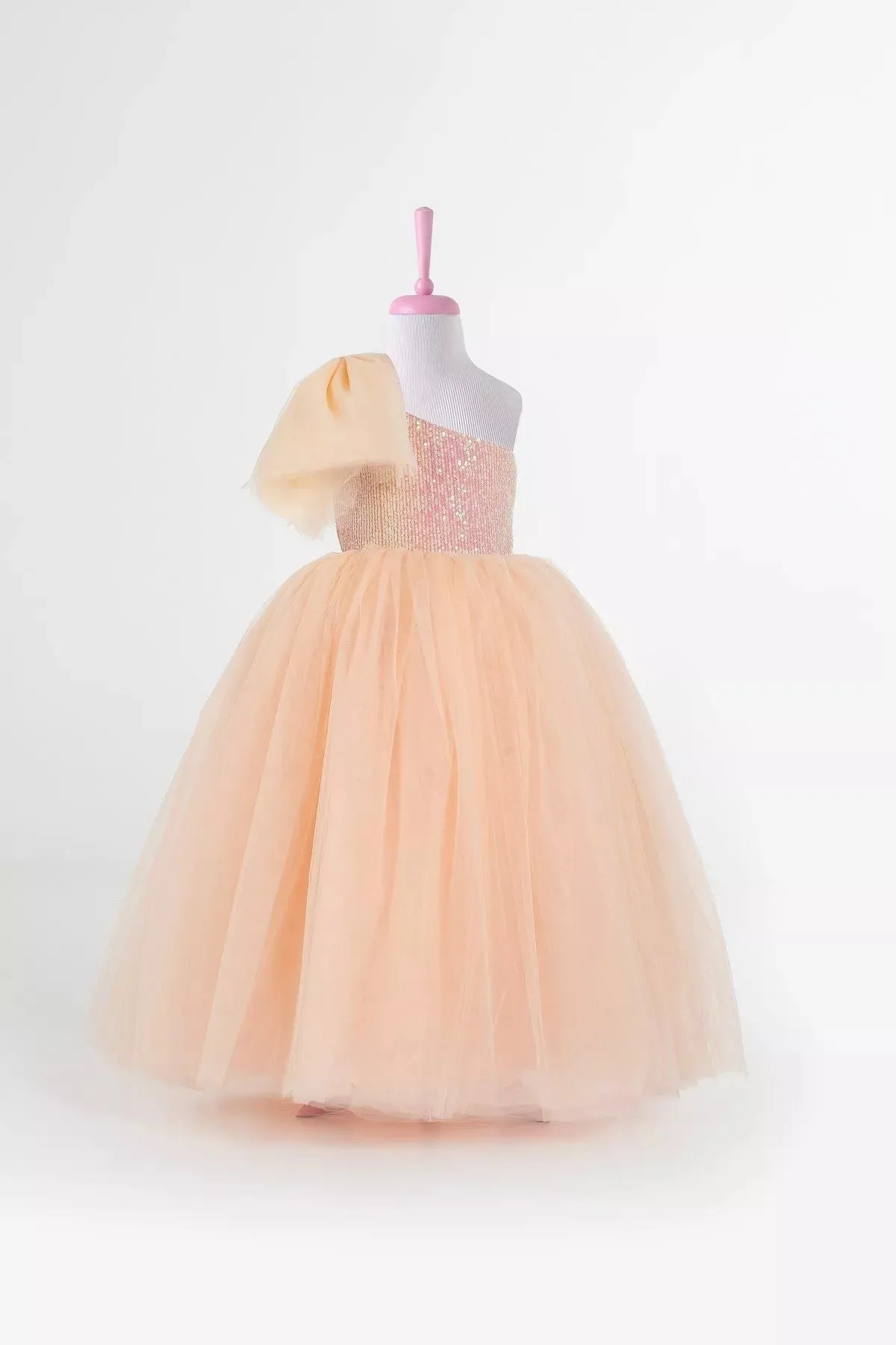 Amy Salmon Party Dress