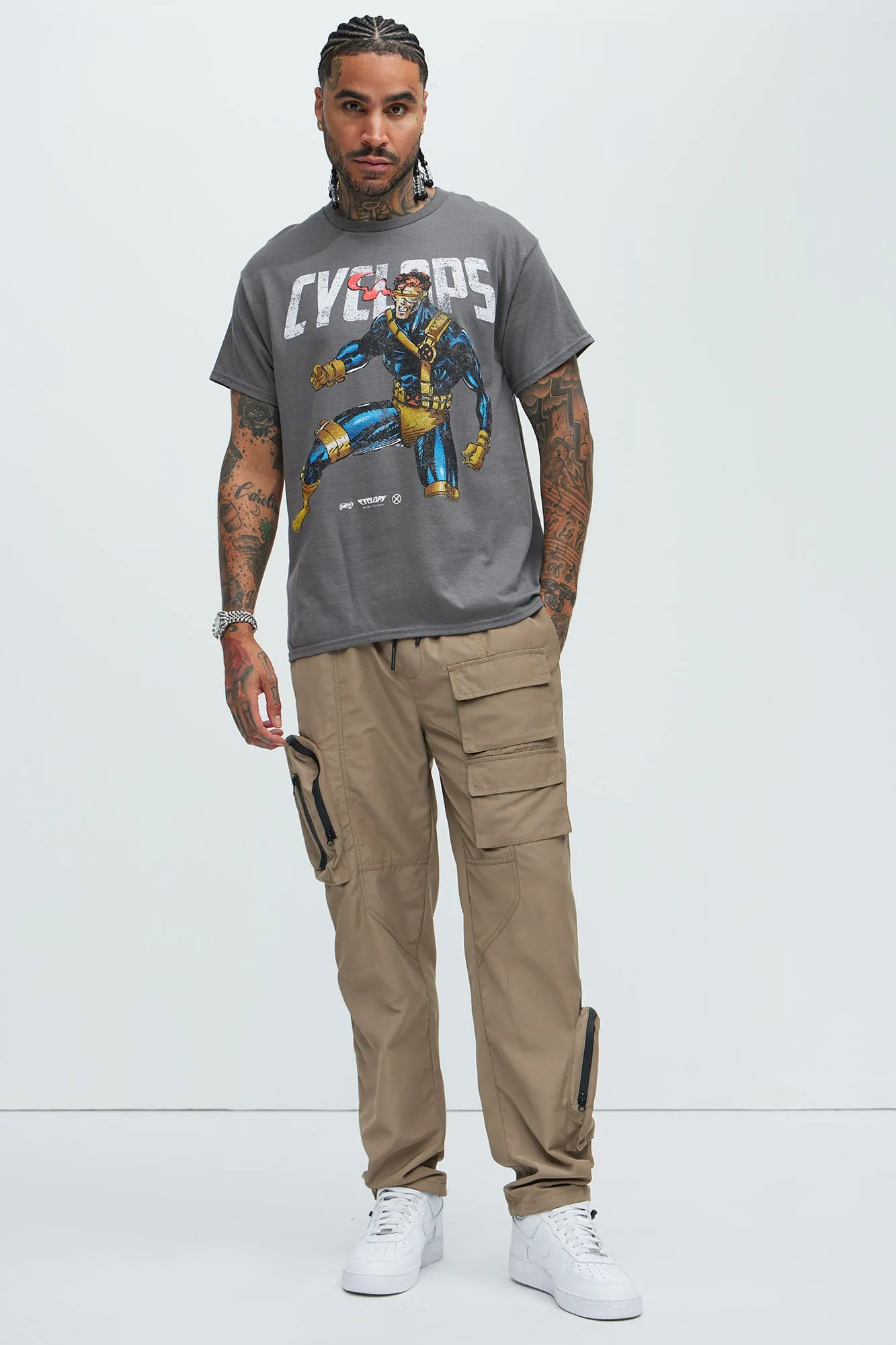 Ask About Me Cargo Pants - Khaki