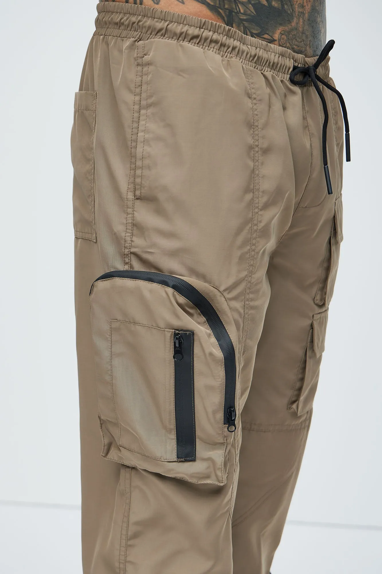 Ask About Me Cargo Pants - Khaki