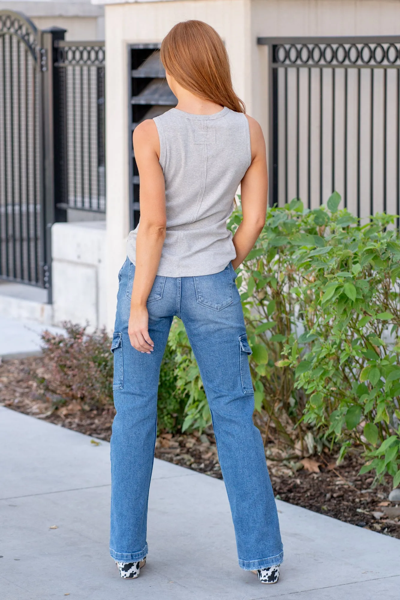 Aspen Cargo Pants Holly High Rise Flare