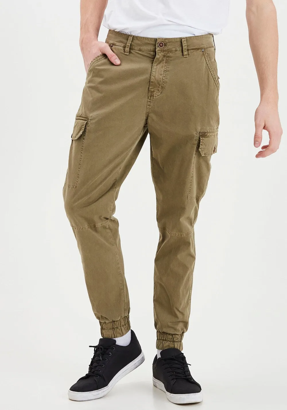 BLEND Nan tapered cargo pants, khaki