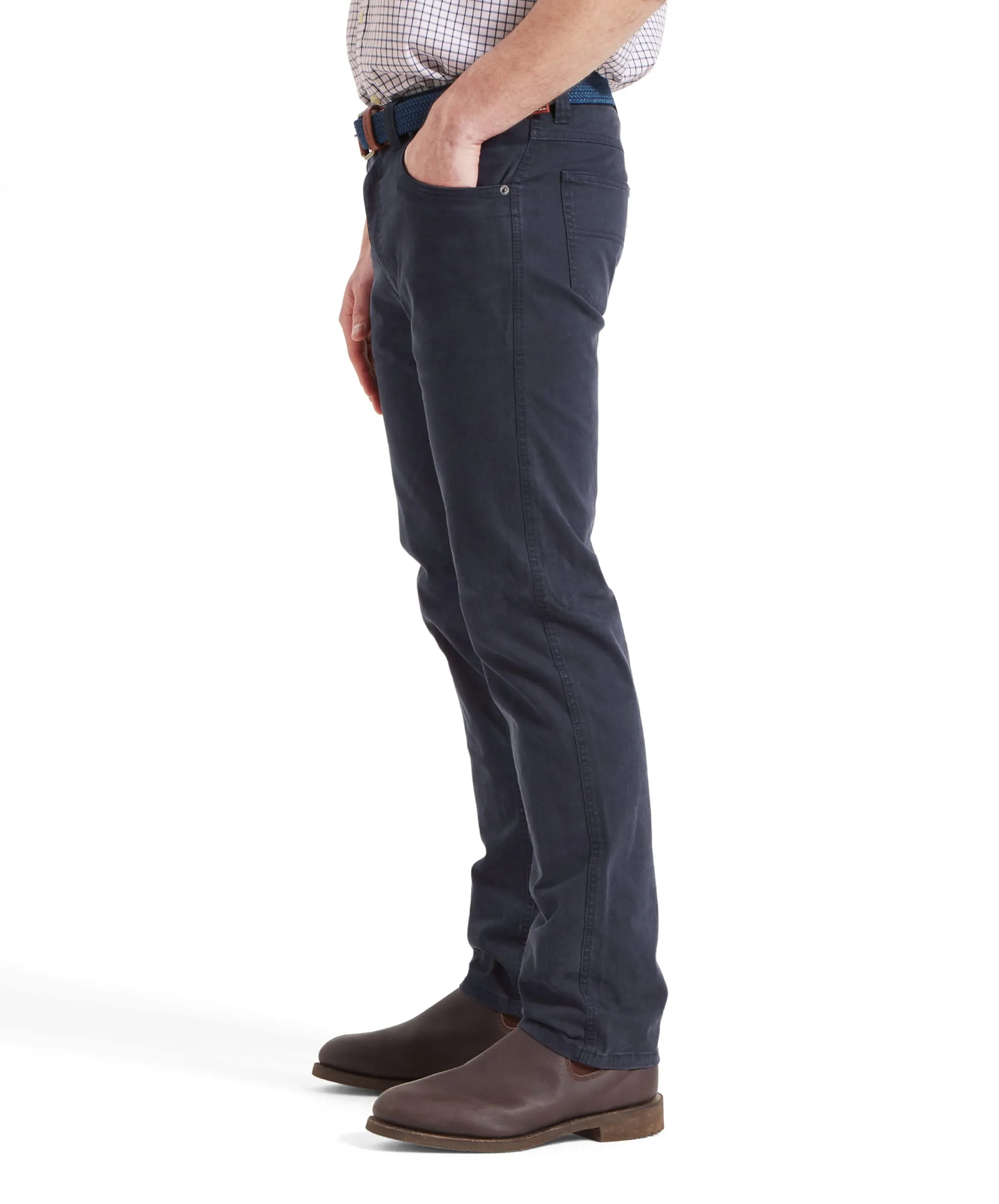 Stylish Navy Canterbury Jeans for Men - Durable, Comfortable Fit with Classic Design