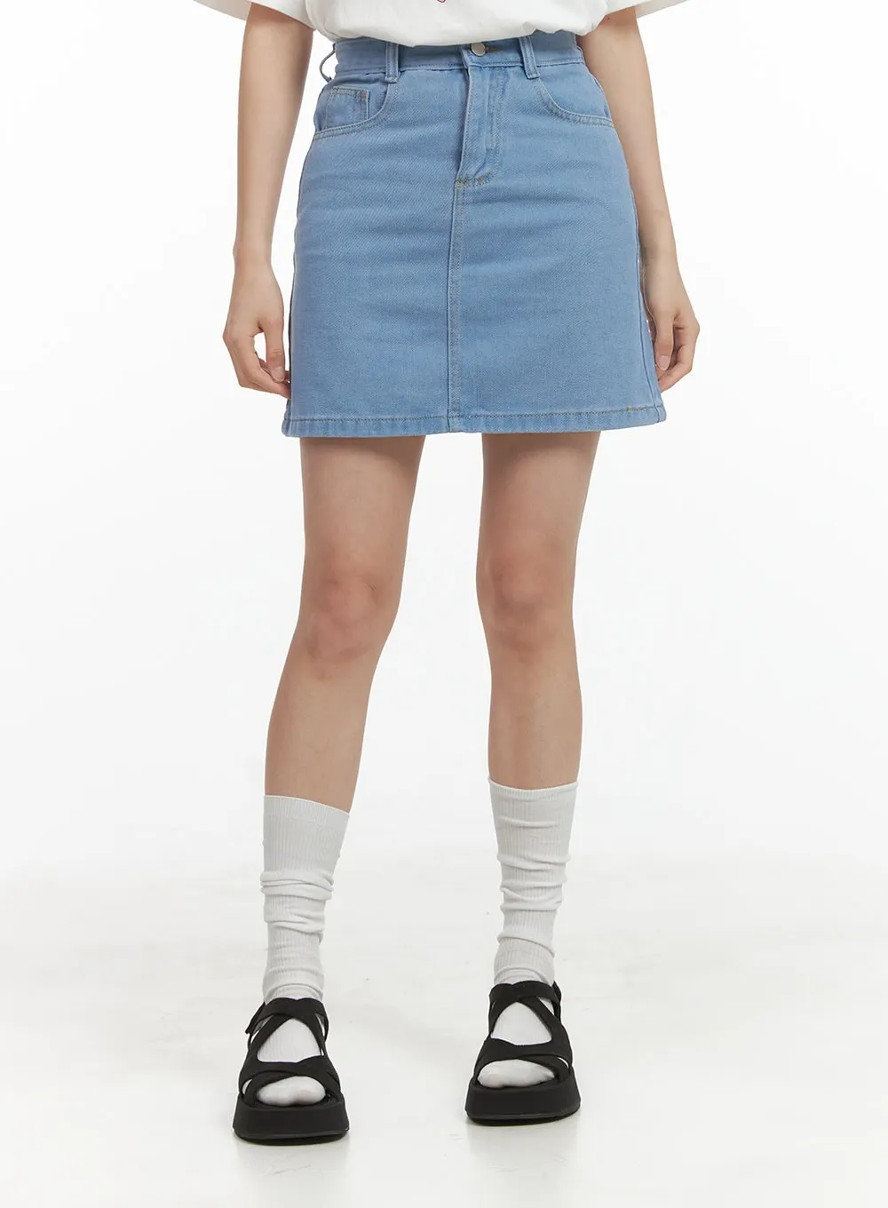 Classic Denim Mini Skirt OY421