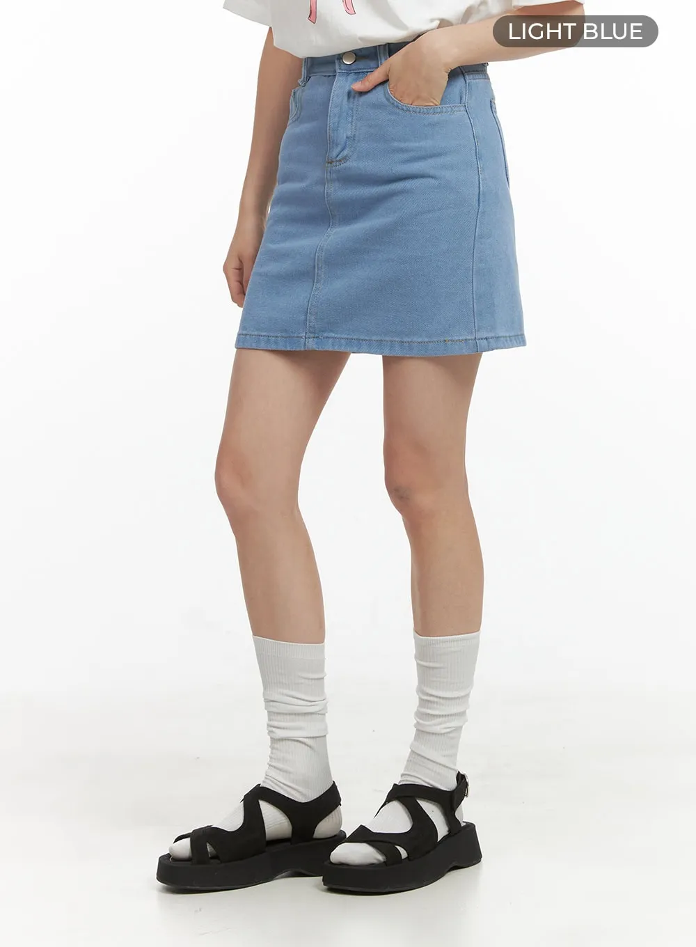 Classic Denim Mini Skirt OY421