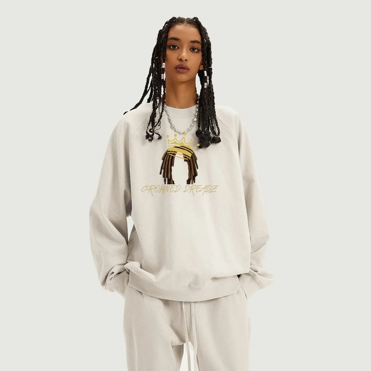 Crowned Dreadz Heavyweight Fleece-lined Sweatshirt - 6 colors