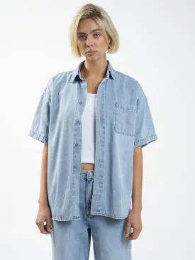Eliza Denim Shirt - Endless Blue