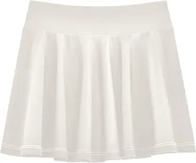 Floral White High-Waisted 2-in-1 Athletic Skorts for Toddlers Gym Fitness Workout 3-4T