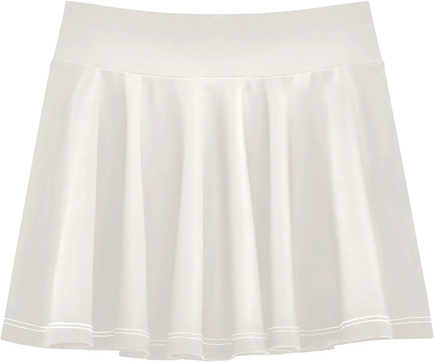 Floral White High-Waisted 2-in-1 Athletic Skorts for Toddlers Gym Fitness Workout 3-4T