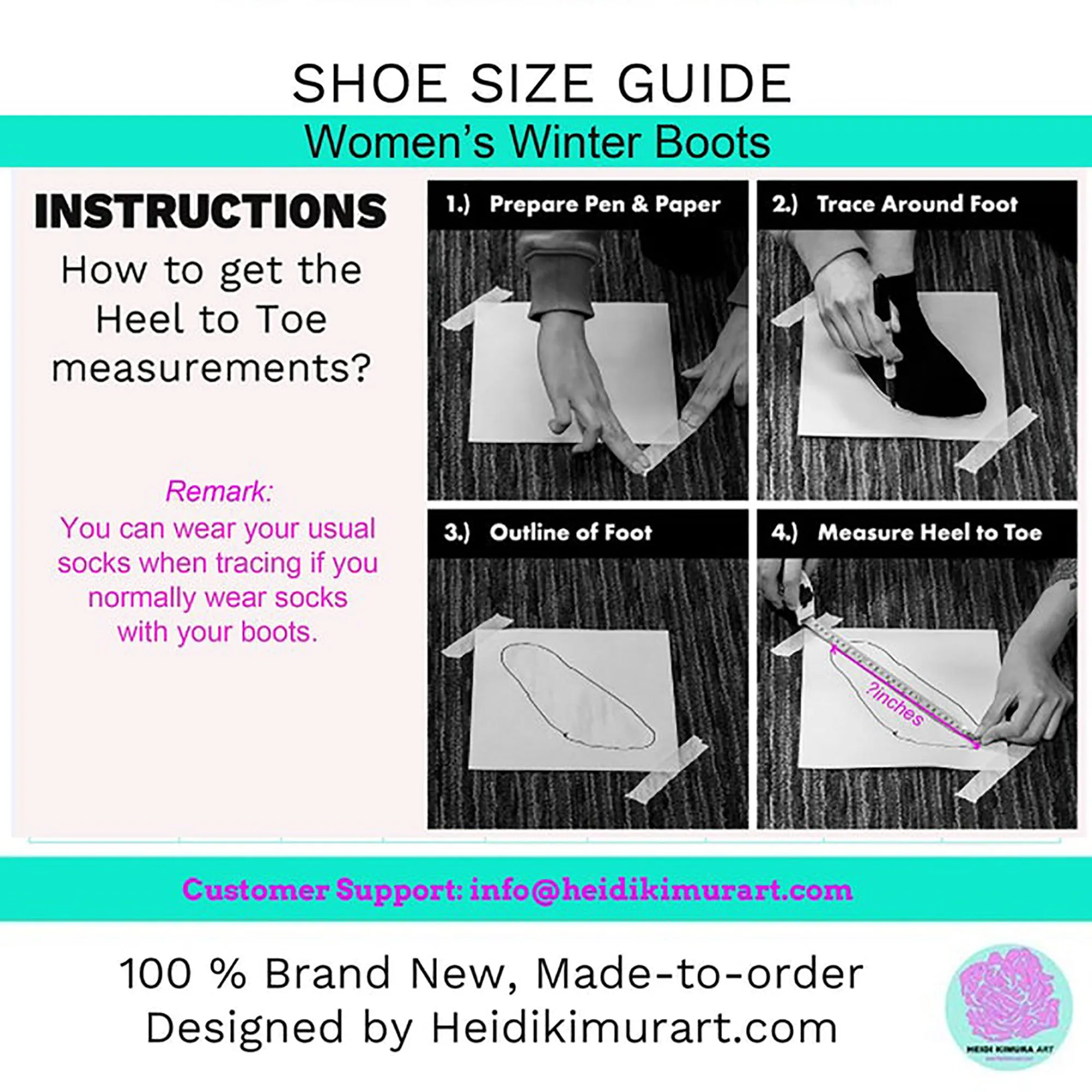 Gray Floral Print Women's Boots, Purple Floral Women's Boots, Best Winter Boots For Women (US Size 6.5-11)