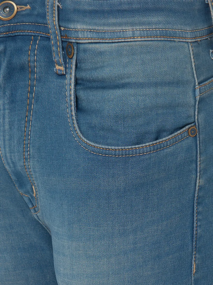Ink Blue Solid Rider Fit Jeans | JadeBlue