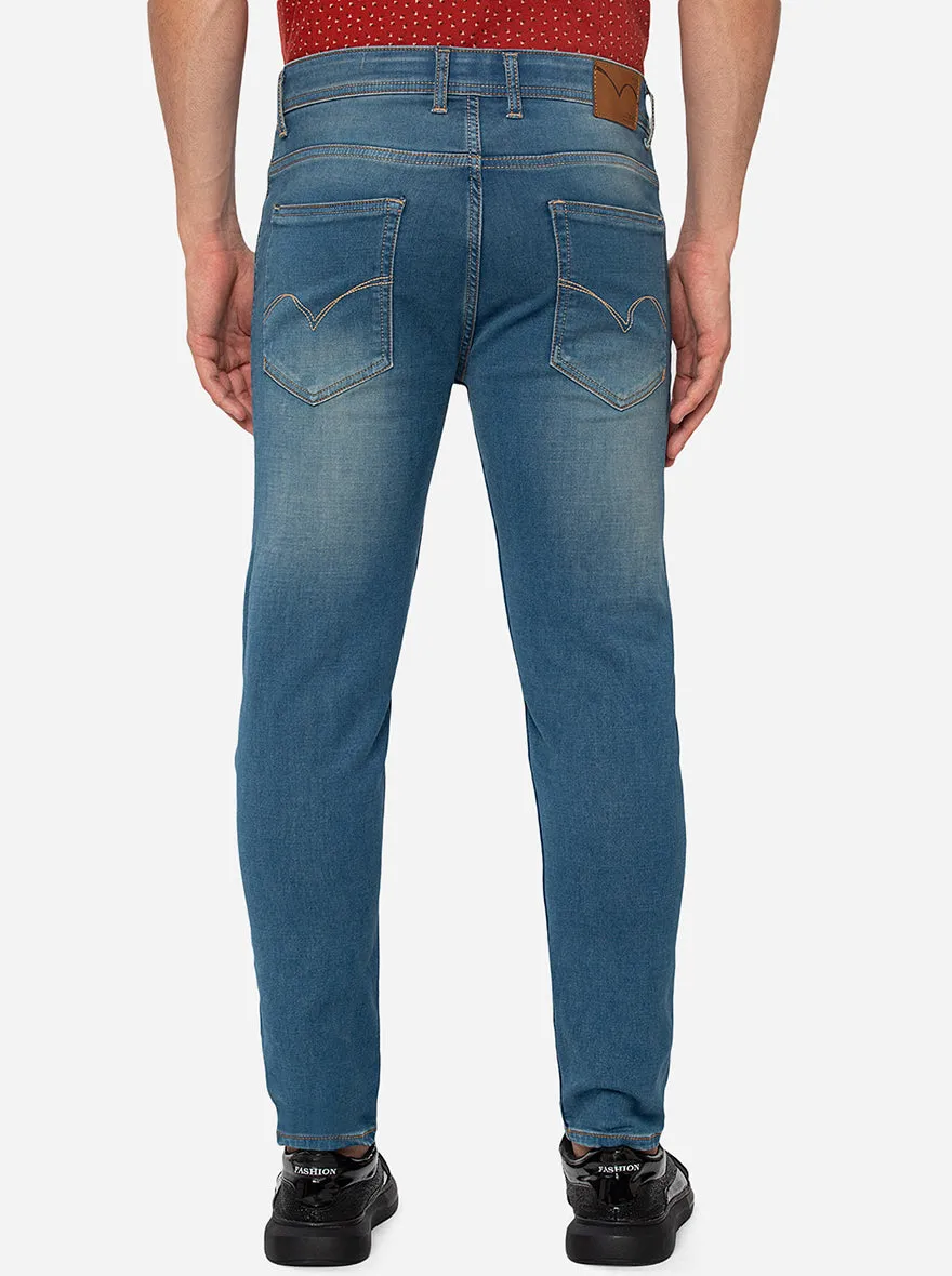 Ink Blue Solid Rider Fit Jeans | JadeBlue
