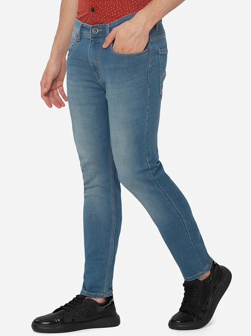 Ink Blue Solid Rider Fit Jeans | JadeBlue