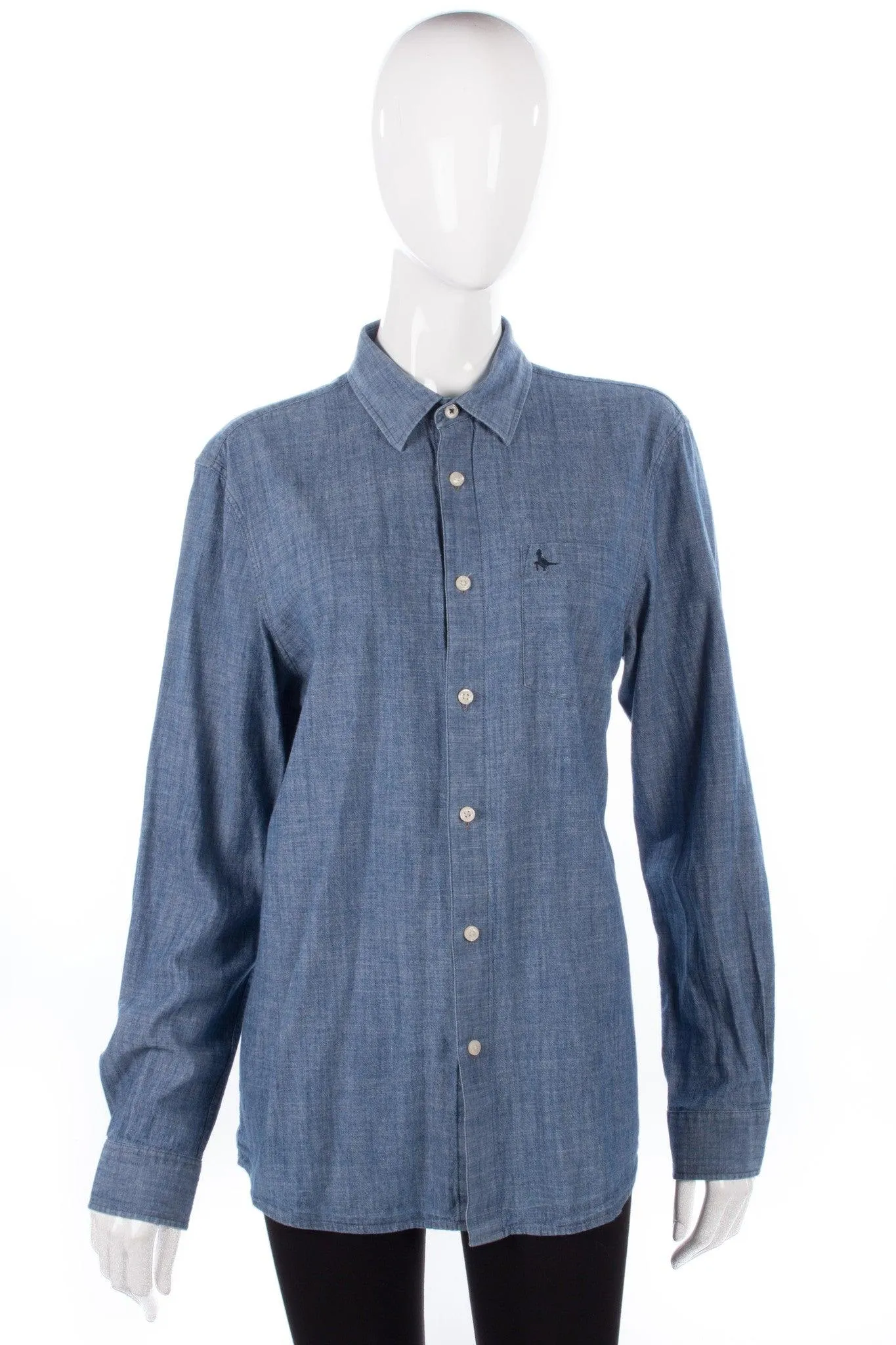 Jack Wills Blue denim style shirt. Size M