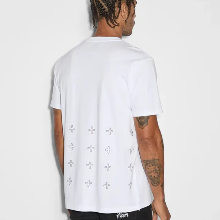 Krystal Bling Kash SS Tee (White) - KMPS24TE028010