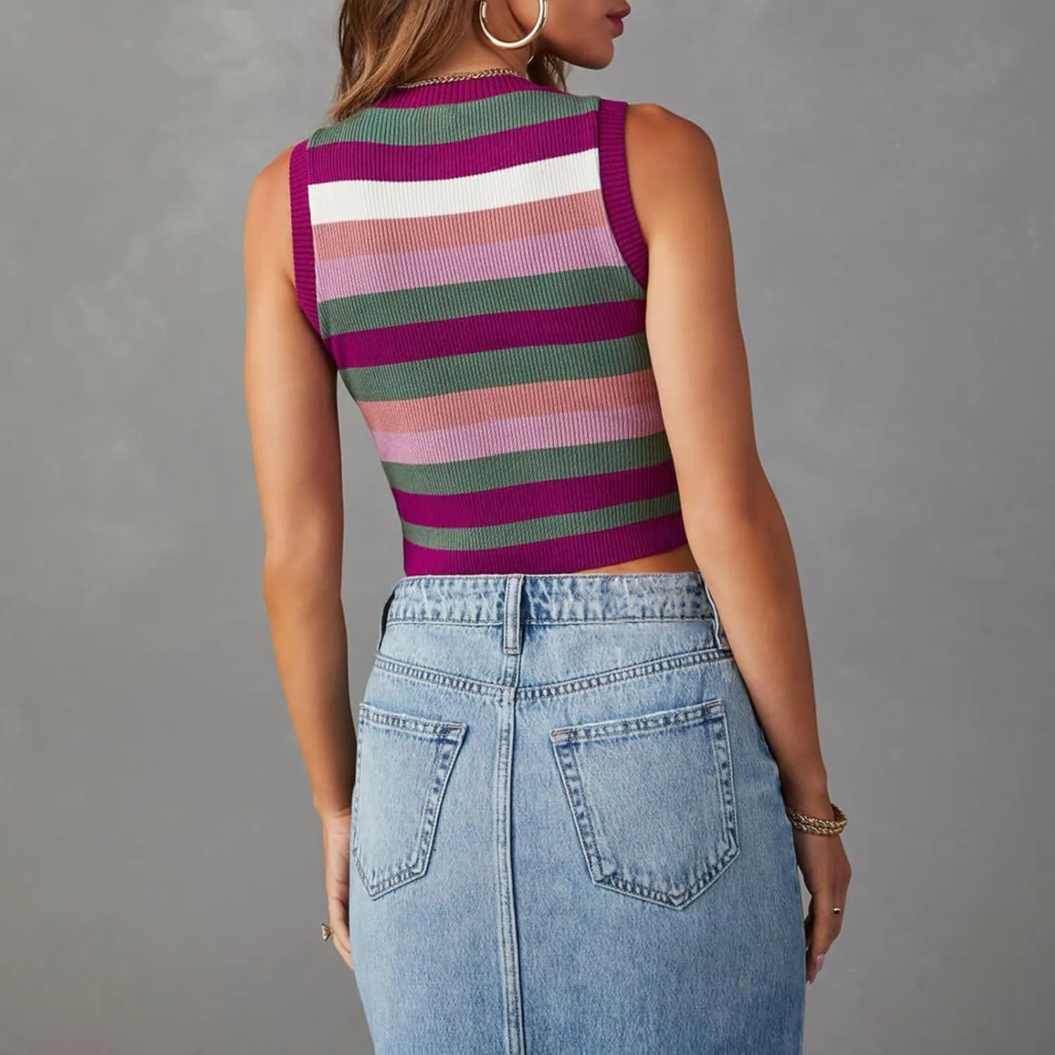 lisenraIn Women Long Denim Skirt Front Slit Maxi Skirt Y2K Fashion Streetwear High Waist Jean Skirt with Pockets