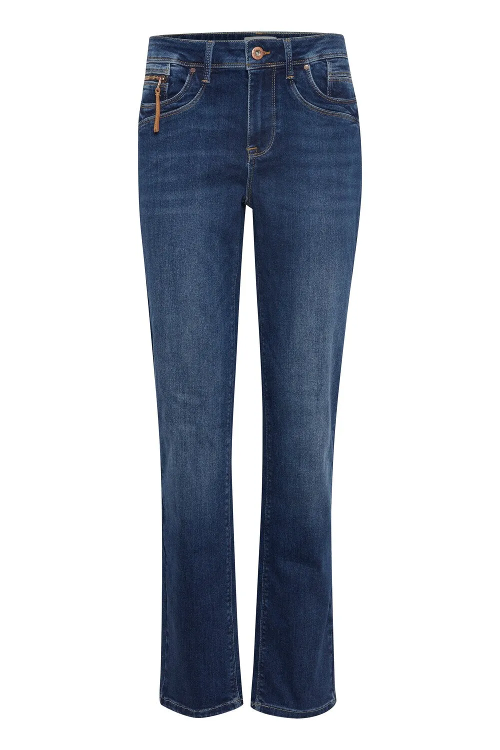 Loaded jeans PULZ Jeans PZEMMA, blue
