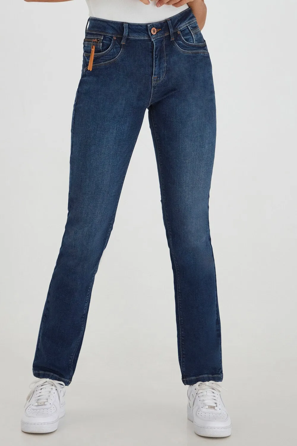 Loaded jeans PULZ Jeans PZEMMA, blue