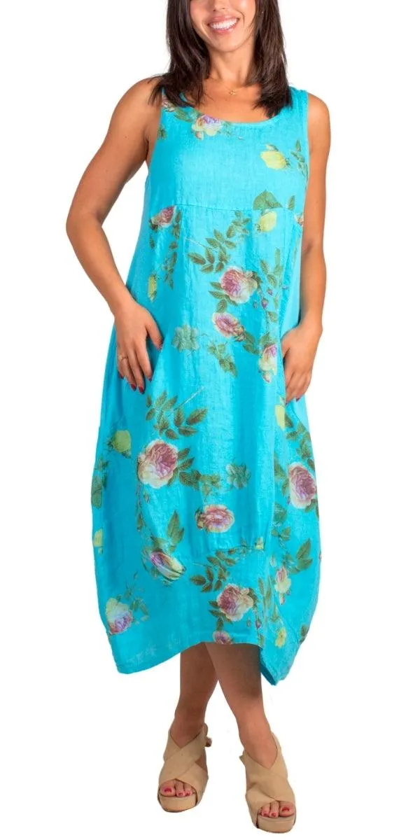 Luna Rose Print Dress