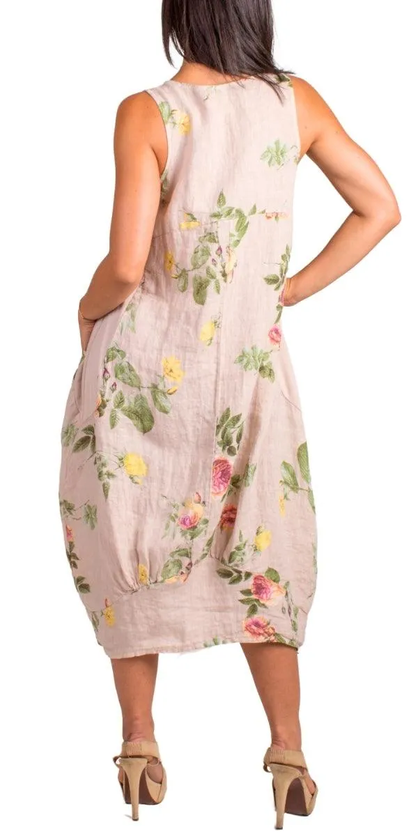 Luna Rose Print Dress