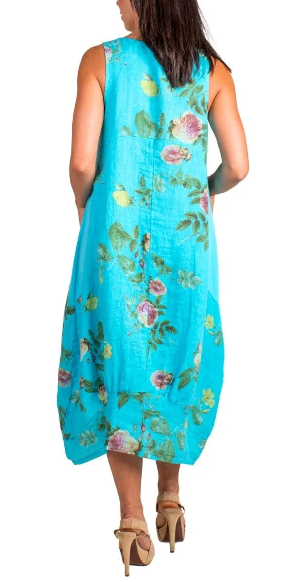 Luna Rose Print Dress