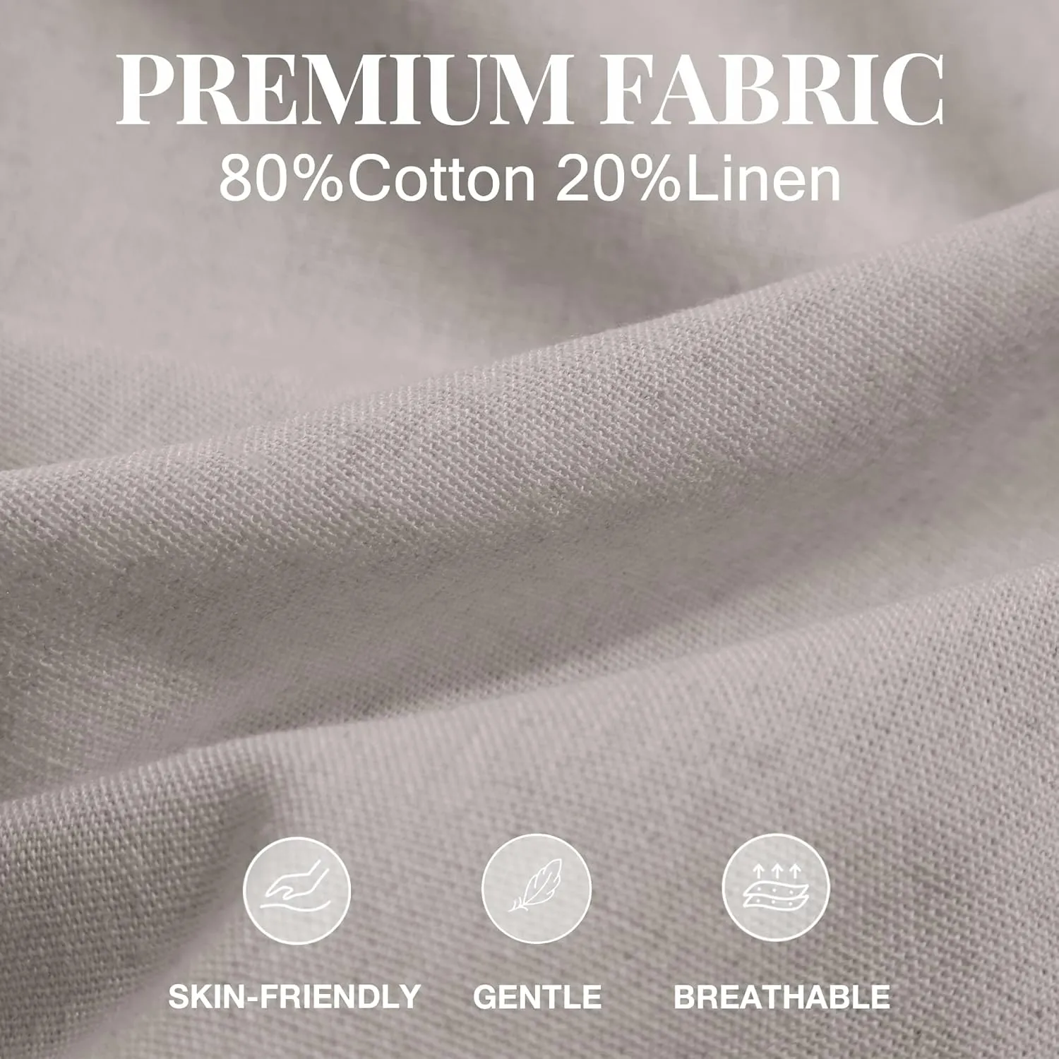 Men's Cotton Linen Shorts Casual Button Elastic Waist Summer Beach Vacation Shorts with Multi-Pocket