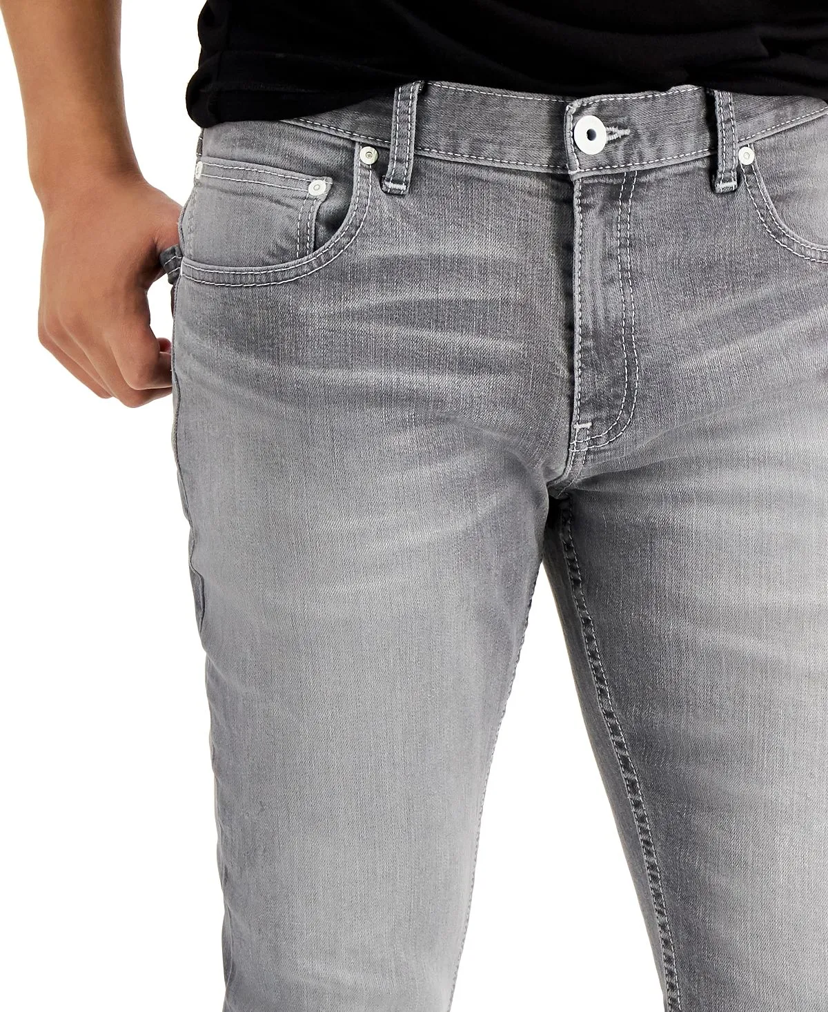 Men's Gray Skinny Jeans Made for Macy's INC International Concepts Multi