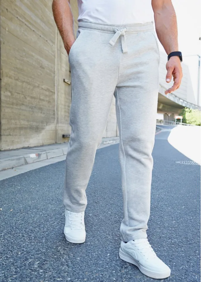 Mens Gray Athletic Sports Trousers by Bpc Bonprix Collection