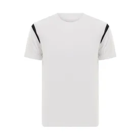 Neil Barrett White T-Shirt With Black Contrast