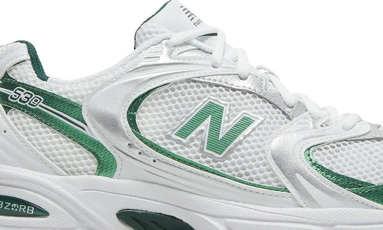 New Balance 530 'White Nightwatch Green' sneakers, white