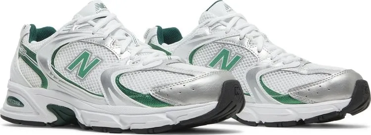 New Balance 530 'White Nightwatch Green' sneakers, white