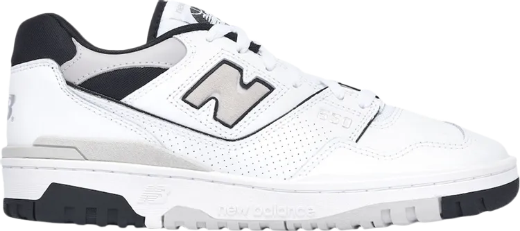 New Balance 550 'White Gray Black' sneakers, white