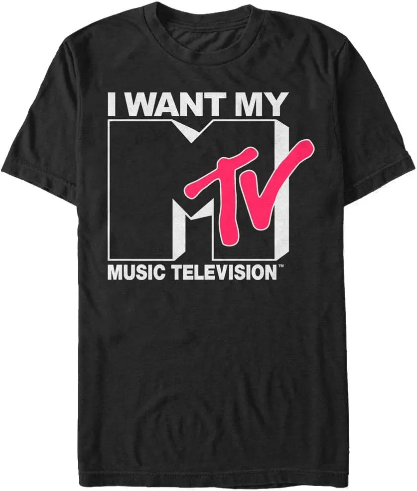Nickelodeon Young Men's Standard Want Logo T-Shirt