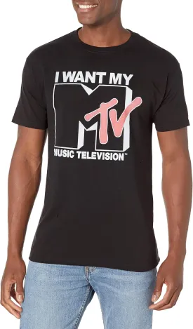 Nickelodeon Young Men's Standard Want Logo T-Shirt