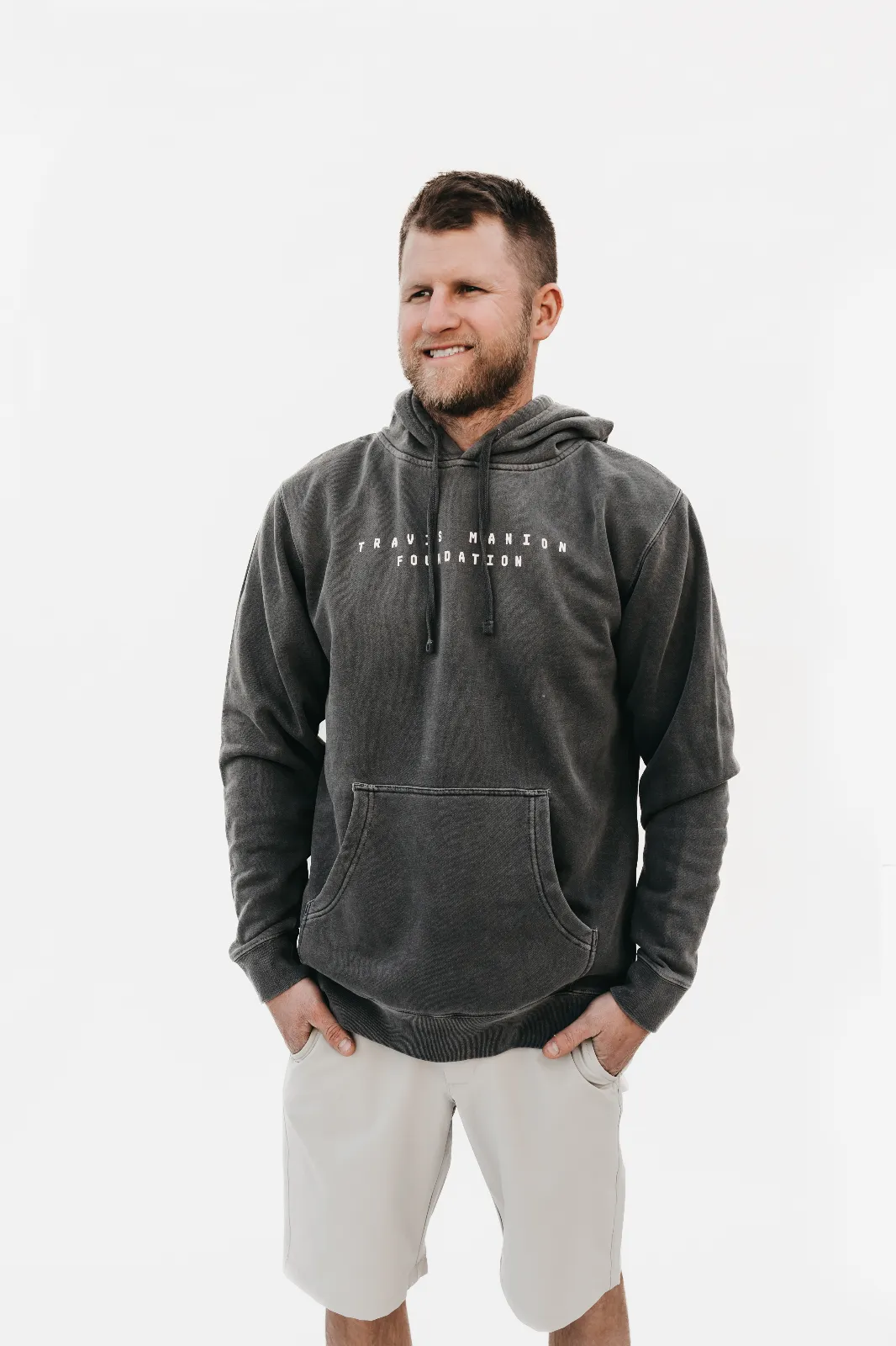 Pigment Dyed Hoodie- Gray