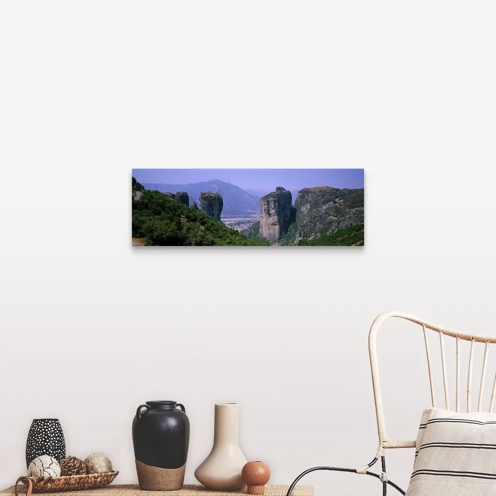 "(Aghia Triada) Meteora Greece" Canvas Wall Art