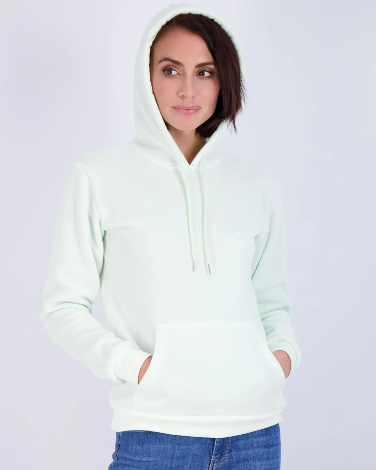 Real Essentials 3 Pack: Women's Fleece Long-Sleeve Pullover Hoodie Active Sweatshirt Kangaroo Pocket - (Available In Plus)