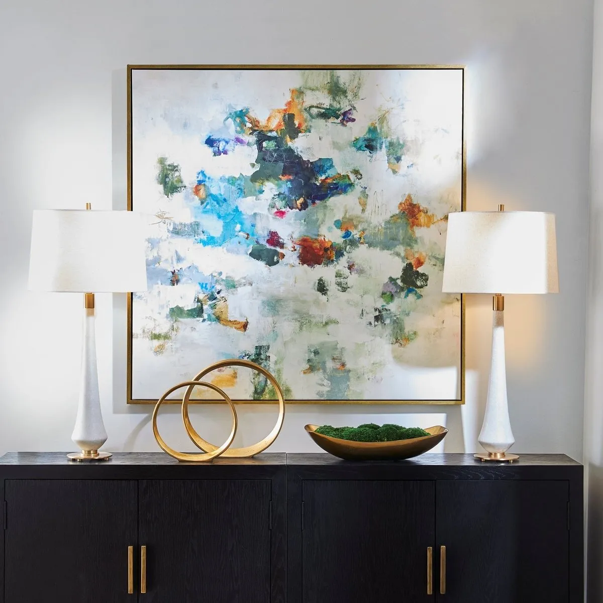 Rock & Roll Framed Abstract Art