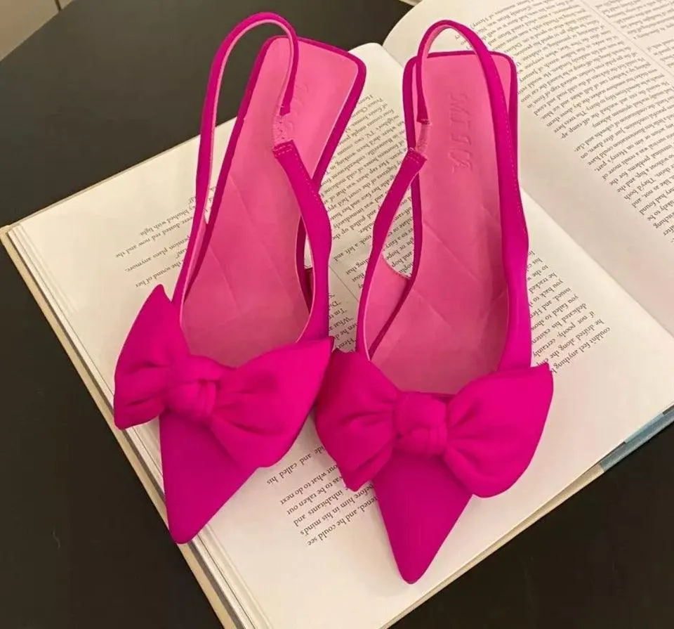 Tai knot heel (pink)