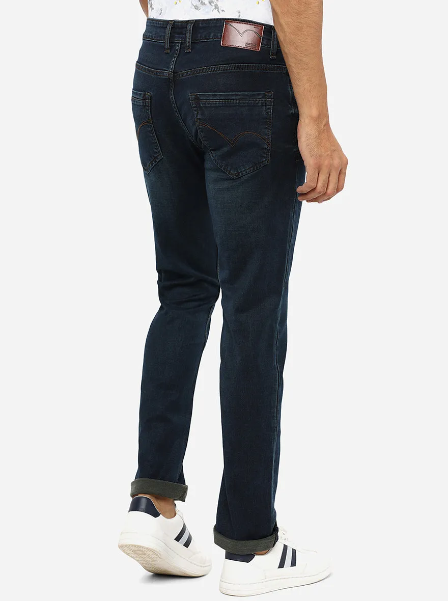 Tented Blue Washed Slim Fit Jeans | JadeBlue