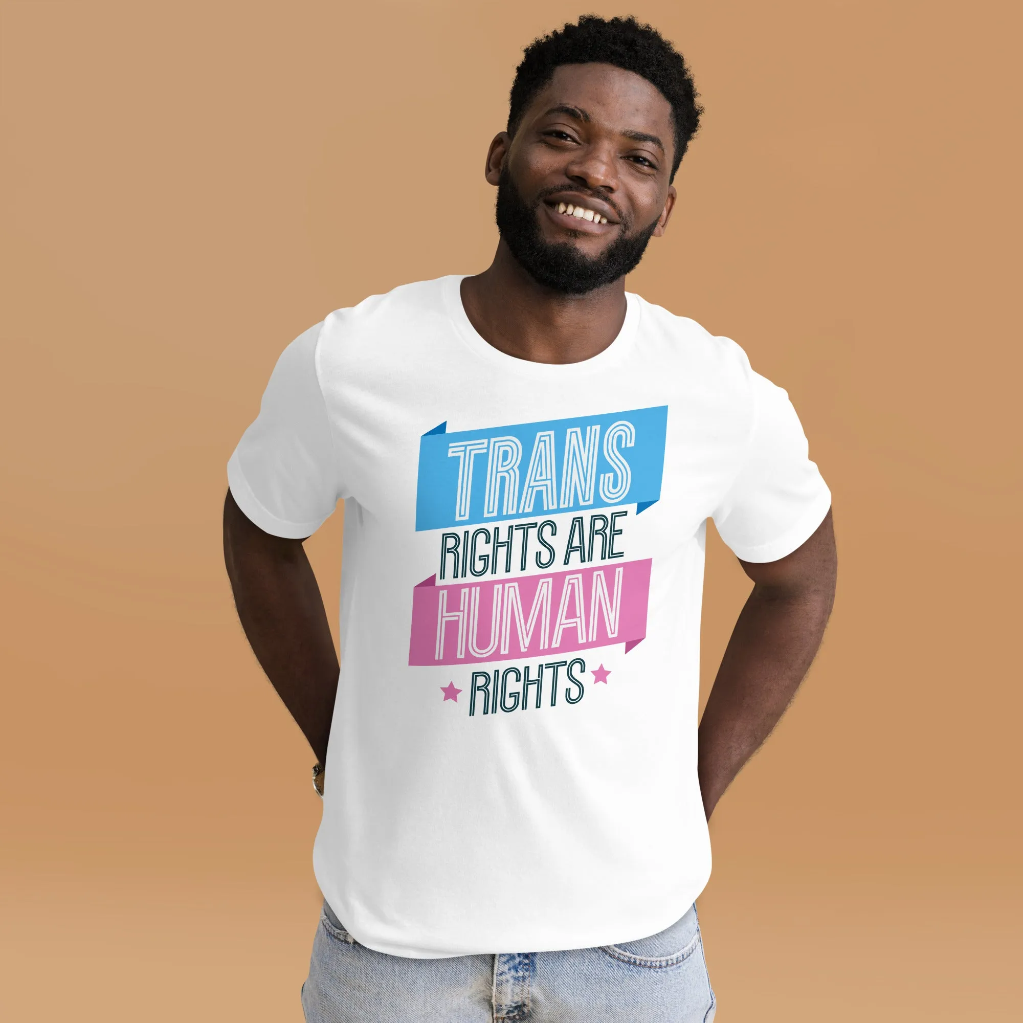 Trans Rights Are Human Rights Banner T-shirt