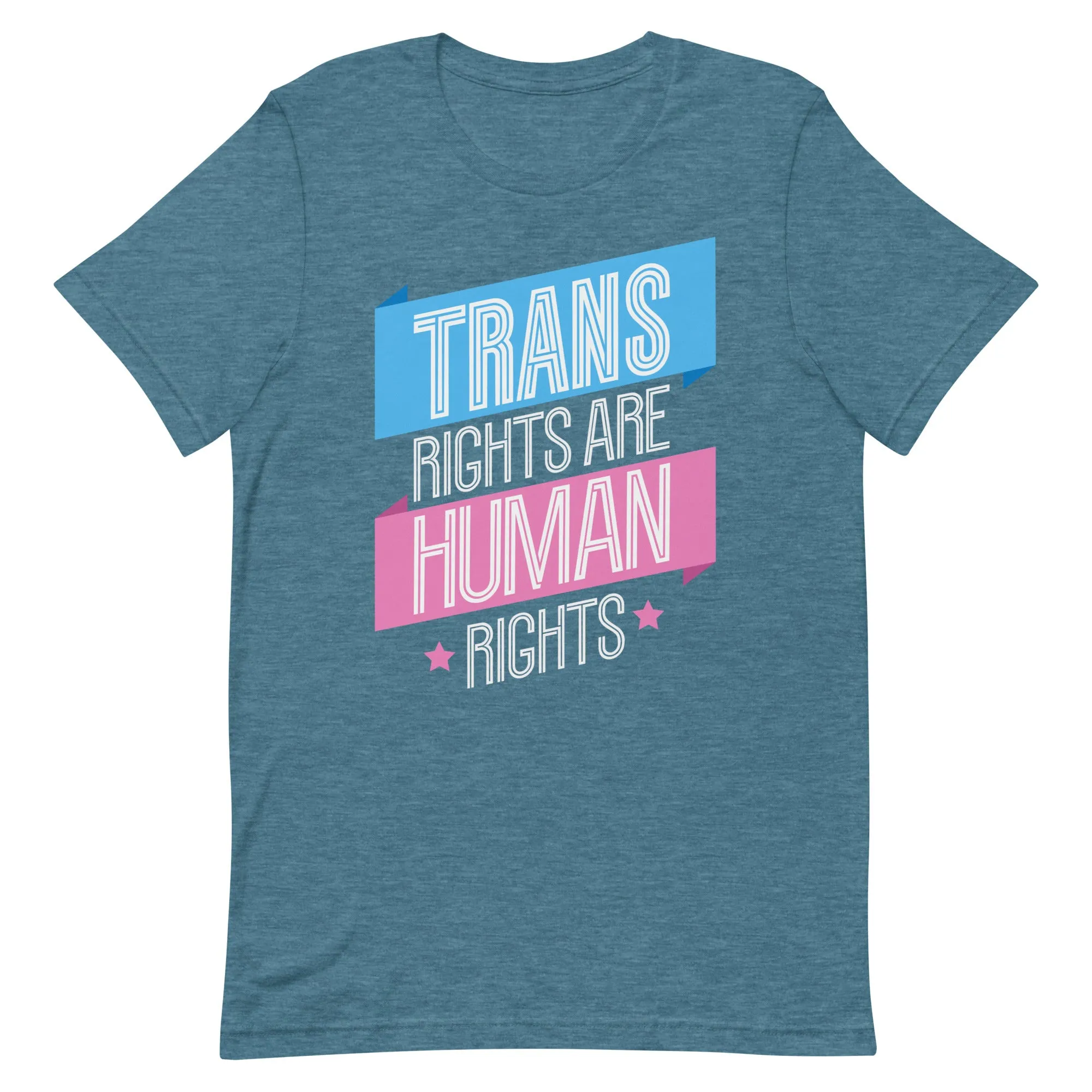Trans Rights Are Human Rights Banner T-shirt