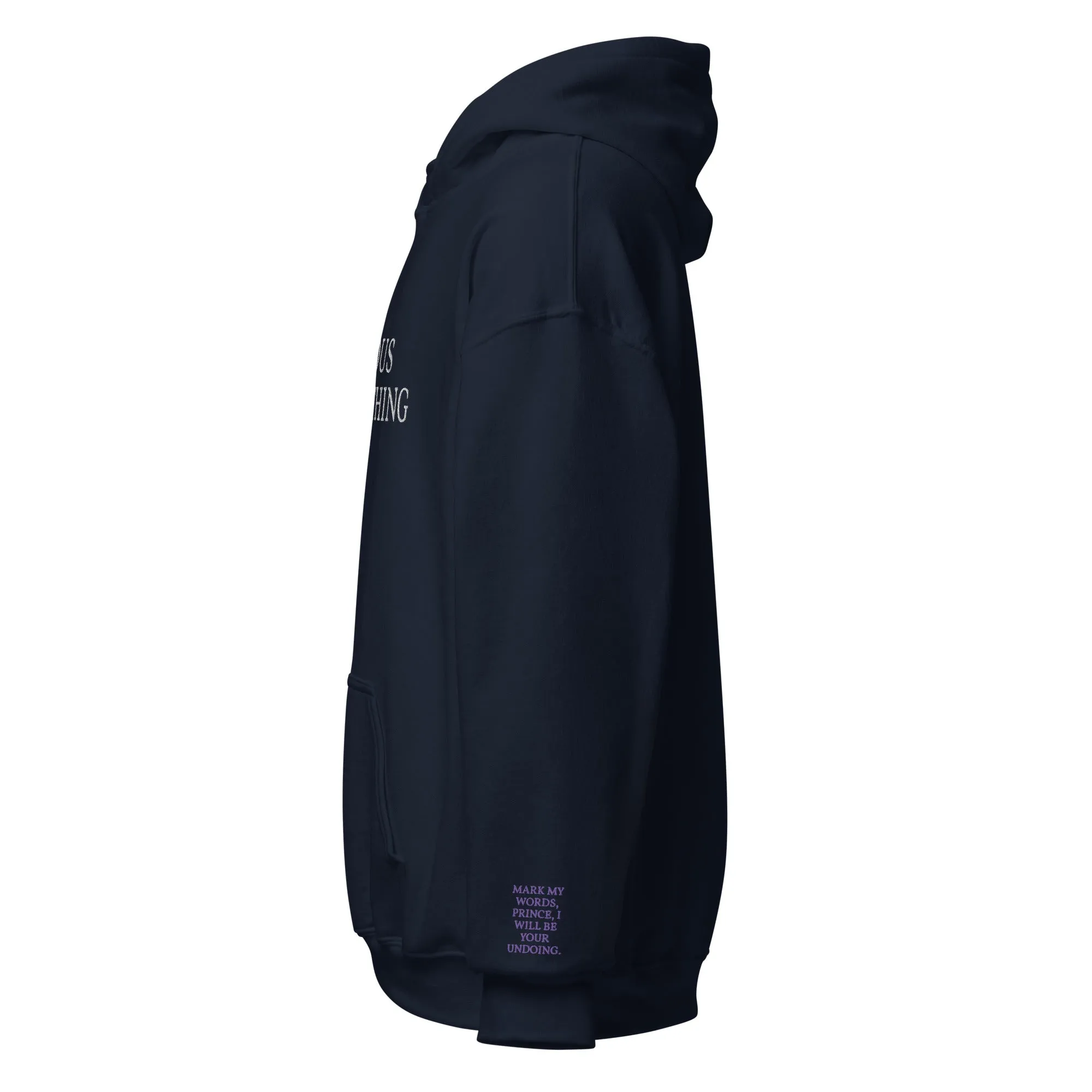 Vicious Little Thing Paedyn Gray Embroidered Hoodie