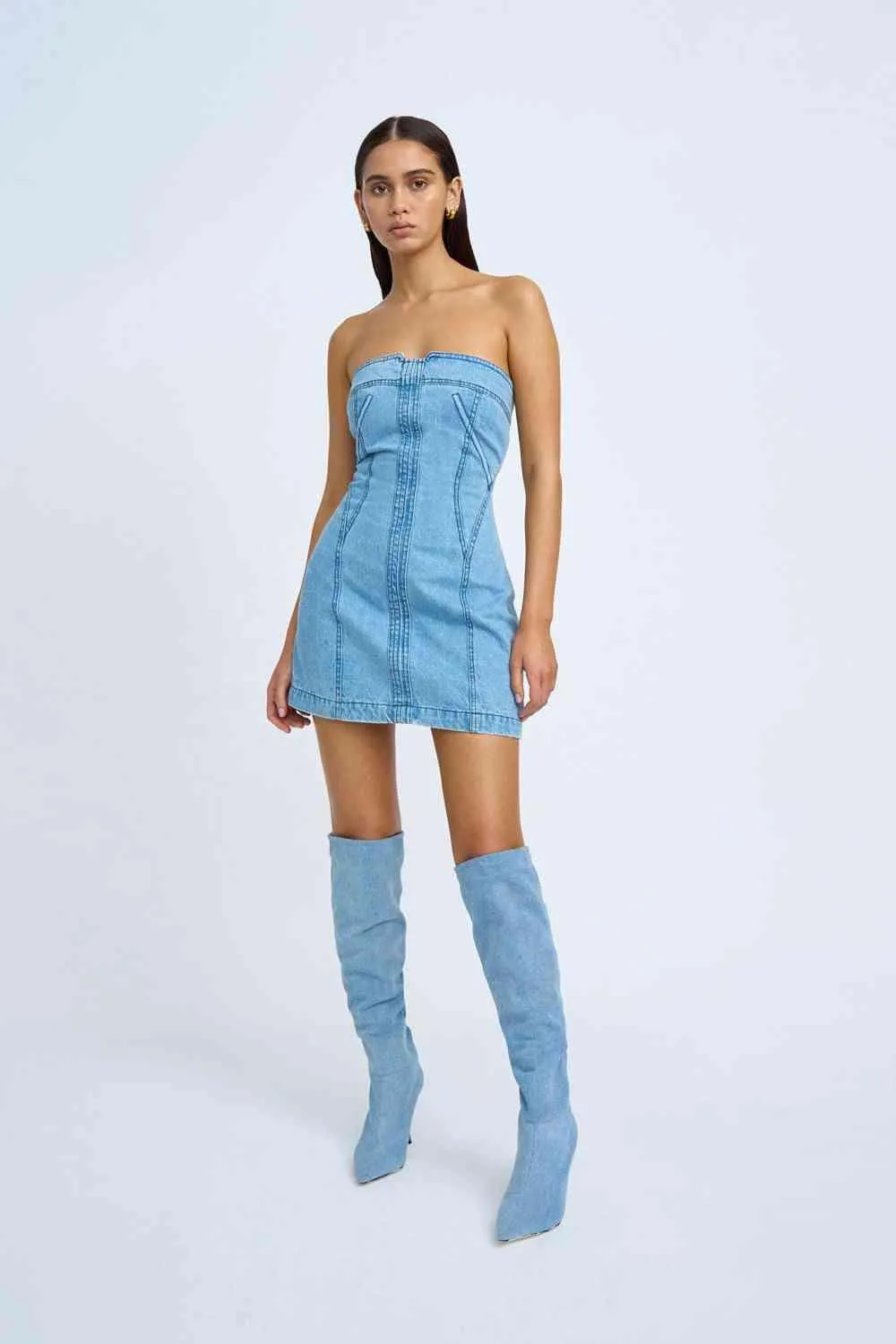 Vivienne Denim Mini Dress