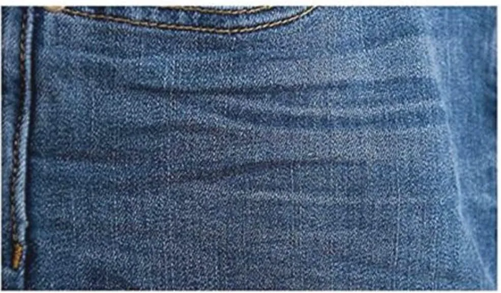 Women's Maxi Pencil Jean Skirt- High Waisted A-Line Long Denim Skirts for Ladies- Blue Jean Skirt